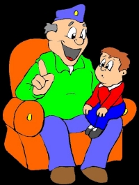 Image from Print Artist Platinum software, version 23, Bonus Graphics CD. missing: ../jpgs/5-print-artist-drawings/GRANDFATHER TELLING STORIES.jpg